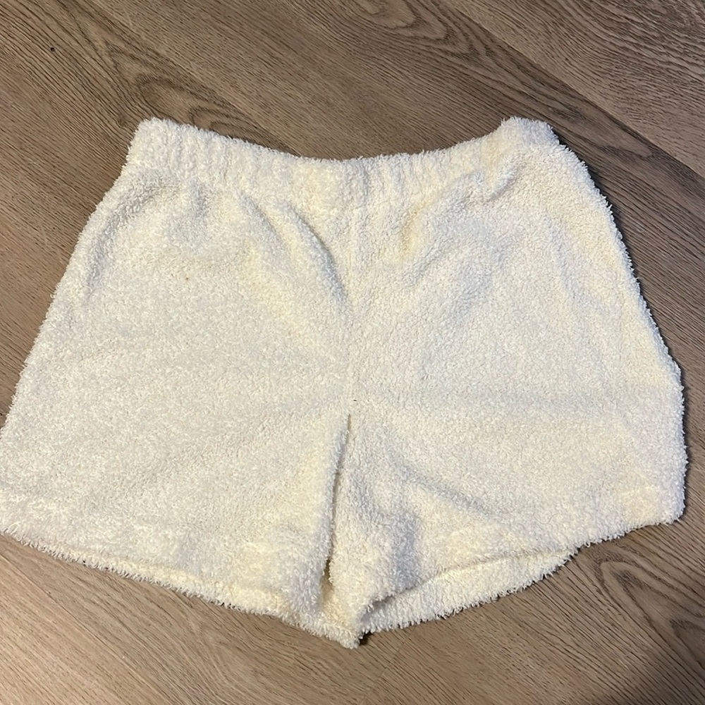 PJ fuzzy shorts
